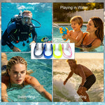 Zooshine 4 Pack Silicone Swimming Nose Plugs,Swim Nose Clip for Adults Kids(7+),Keep Water Out of You Nose,with Storage Box