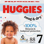 Huggies Size 3 Diapers, Snug & Dry Baby Diapers, Size 3 (16-28 lbs), 34 Count, Packaging May Vary