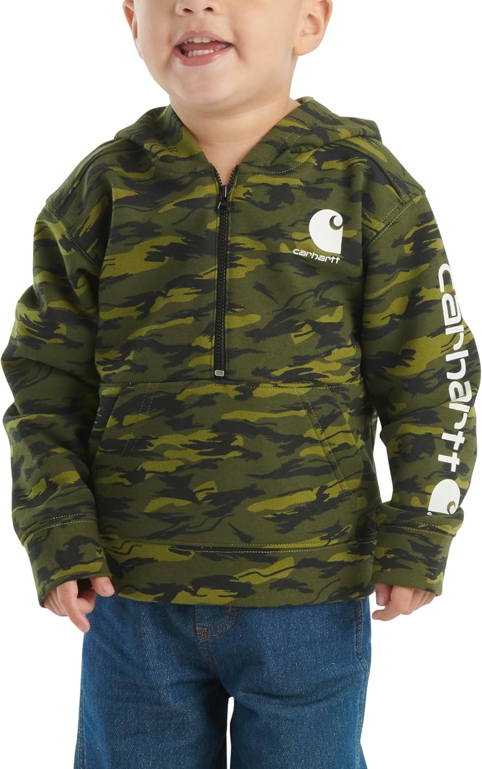 Carhartt Kid's CA6273 Long-Sleeve Half-Zip Sweatshirt - Boys