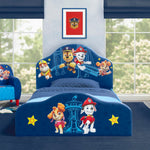 Delta Children PAW Patrol Upholstered Twin Bed, Blue