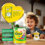 Nestlé NIDO Kinder Toddler Milk Beverage Powder Mix, 2 + Years, 23 Servings per Container, 28.2oz