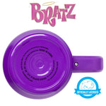 Silver Buffalo Bratz Featuring Cloe, Yasmin, Jade, and Sasha Stainless Steel Tumbler with Handle and Straw, Fits in Standard Cup Holder, 40 Ounces