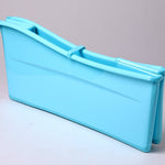 G Ganen Plastic Foldable Bathtub for Shower Portable Ice Bath Tub Blue 30Inch