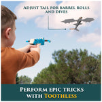 DreamWorks Dragons. How to Train Your Dragon, Crossbow Launch Toothless, Flying Stunt Glider, Kids Toys for Boys & Girls Ages 4 and up (Amazon Exclusive)
