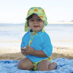 i play. by green sprouts Baby Short Sleeve Rashguard, Dark Aqua, 18 Months
