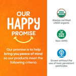 Happy Baby Digestive Support Blends, Organic Stage 2 Baby Food with Prebiotic Fiber, Pear, Blueberries, Strawberries & Oats, 4 Ounce Pouch (Pack of 16)