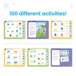 hand2mind ConfiDice Getting Ready for Kindergarten, Elementary Prep, Learning Games for Kindergarten, Toddler Learning, Math and Reading Games, Workbook for Kids (100 Activities)