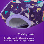 MooMoo Baby 8 Packs Potty Training Pants Cotton Absorbent Training Underwear for Toddler Baby Gir 2T