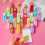 24 Pack Cute Retractable Erasers for Kids Fun Eraser Bulk Kawaii Pencil Erasers Kids Pencil Erasers for Back to School Supplies Classroom Rewards Gifts.