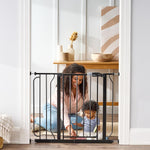 Regalo 38.5-Inch Extra Wide Baby Gate – Pressure Mount Baby and Pet Safety Gate for Bottom of Stairs & Doorways – Tested and Trusted, American Designed, American Owned