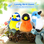Madzee 3 Pcs Plush Birds Set, Stuffed Animal Bird Toy Gifts for Kids.Cute Stuffed Animal Bird for Creative Play