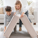 ROBUD Kids Couch, Beige Modular Kids Play Couch, DIY-Style & Washable Toddler Sofa for Playroom, Bedroom, Nursery, WG411