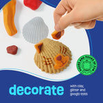 Dan&Darci Kids Sea Shell Painting Kit - Arts & Crafts for Kids - Gifts for Boys and Girls Ages 6-8, 8-12 - Craft Activities Kits - Creative Art Activity Gift Toys for Age 6 7 8 9 10 11 12 Year Old