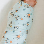 Copper Pearl, Rocketeer Bamboo Swaddle