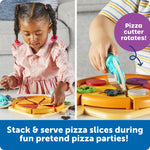 Learning Resources New Sprouts Pizza Night - Play Food Sets for Kids Kitchen, Toddler Pretend Play Food Set, Preschool Toy Pizza, Fine Motor Skills, Kitchen Playset Accessories for Kids