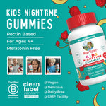MARYRUTH'S Kids Nighttime Gummies | Sugar Free | NO Melatonin with L Theanine, Lemon Balm, Chamomile, Vitamin B6 | Relaxation Support for Kids 2+ | Vegan | Non-GMO | Gluten Free | 60 Count