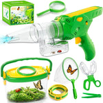 SOLIEHOO Bug Catcher for Kids 3-12, Bug Vacuum Bugs Catching Release Kit, Magnifying Glass Bug Collector Butterfly Net Bugs Grabber Insect Catcher Tweezers, Boys Outside Explorer Toys Birthday Gift
