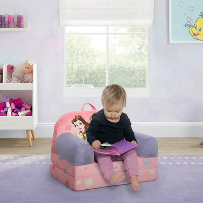 Delta Children - Disney Princess Cozee Buddy Flip-Out Kids Chair, Pink