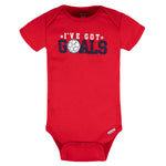 Gerber Baby Boys 5-Pack Short Sleeve Variety Onesies Bodysuits Sports Blue 6-9 Months