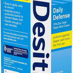 Desitin Daily Defense Baby Diaper Rash Cream with Zinc Oxide to Treat, Relieve & Prevent diaper rash, Hypoallergenic, Dye-, Phthalate- & Paraben-Free, 4 oz