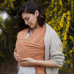 Boba Baby Wrap Carrier – Original Baby Sling Carrier for Newborns (7–35 lbs), Soft, Secure, Hands-Free & Ergonomic, Ideal for Comfortable Bonding, New Parents (Organic Fox)