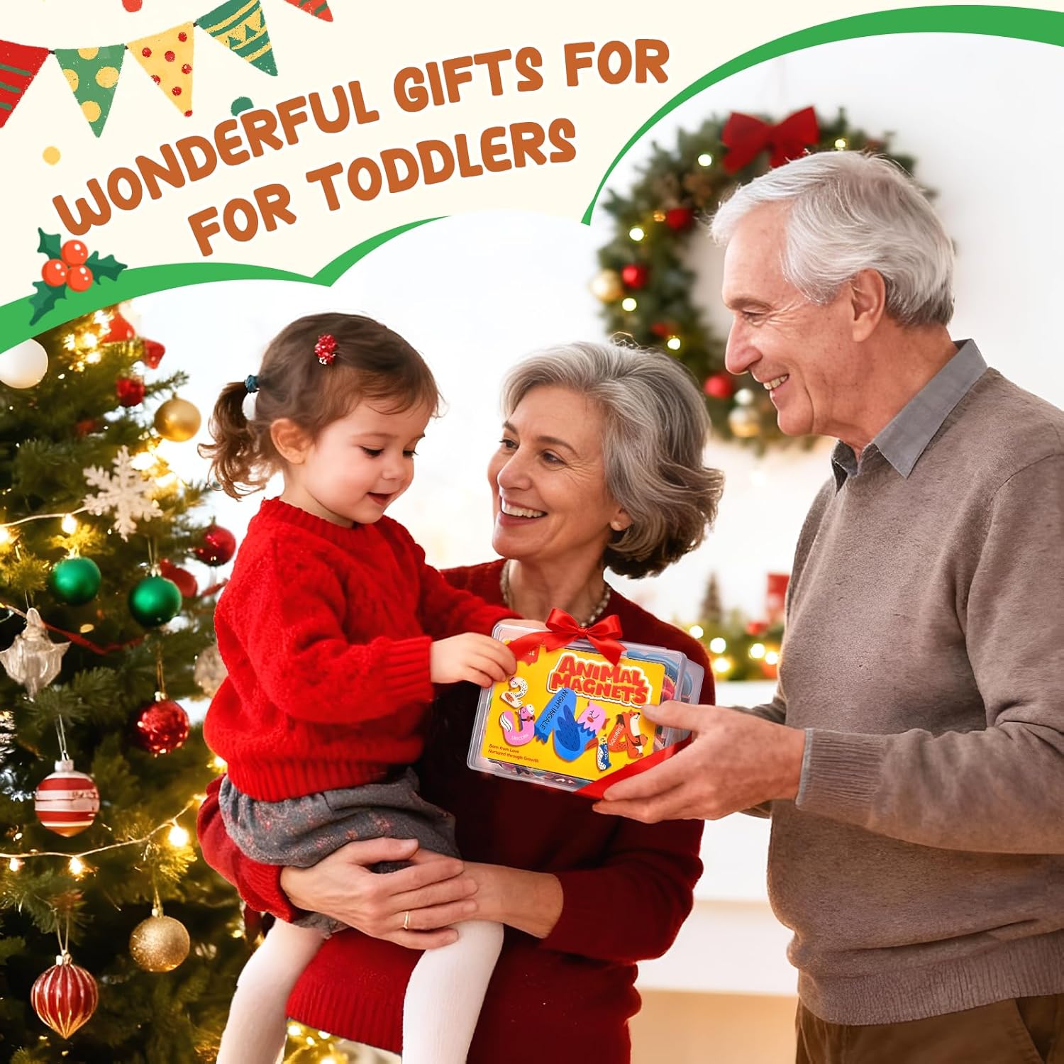 JoyCat Magnetic Letters and Numbers Fridge Magnets, Soft PVC Learning Refrigerator Toy Set for Kids & Toddlers, 26 Animal Alphabet Letters and 0-9 Numbers, Birthday Gift for Baby Boys and Girls