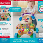 Fisher-Price Baby Toy Laugh & Learn Smart Stages Learn with Puppy Walker with Music Lights & Activities for Infants Ages 6+ Months