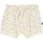 Modern Moments by Gerber Baby Girls' Sleeveless Peplum Tops and Shorts Set, Ivory Lemon Vines/Light Yellow, 3-6 Months