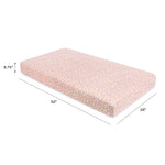 Babyletto 100% Organic Cotton Crib Sheet, GOTS-Certified, Fitted 360°, Ultra-Soft and Breathable Muslin - Daisy