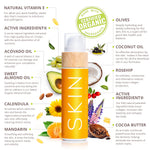 COCOSOLIS SKIN Stretch Mark Dry Oil | Organic Anti Stretch Mark Oil for Pregnancy | Natural Oils + Vitamin E | Rebuilds Skin`s Collagen (110 ml)