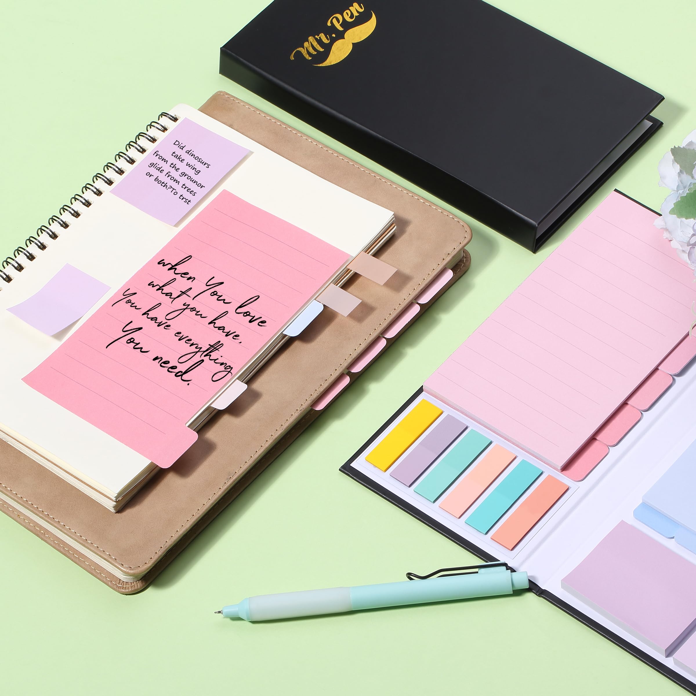 Mr. Pen- Sticky Notes Set, 410 Pack, Ruled, - Sticky Notes - Mr. Pen ...
