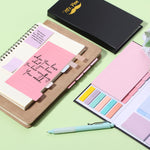 Mr. Pen- Sticky Notes Set, 410 Pack, Ruled, Dotted & Blank Notes with 150 Index Tabs, Divider Sticky Pads for Bible Study, Office, School, Planning, Journaling & Organization