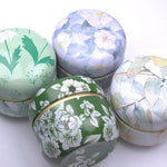 Topwon Powder Case with Powder Puff for Body Powder Container Dusting Powder Case for Baby&Mom (Gloden Flower)