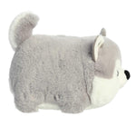 Aurora® Adorable Spudsters™ Haze Husky Stuffed Animal - Round Shape Makes for Comforting Cuddles - Perfect for Kids All Ages and Animal Loving Adults - Gray 9.5 Inches