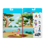 Melissa & Doug PAW Patrol Restickable Stickers Flip-Flap Pad 3-Pack – Classic Missions, Adventure Bay, Ultimate Rescue