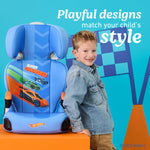 Hot Wheels x Graco Turbobooster 2.0 High Back Booster Seat, Belt Positioning Booster Car Seat for Big Kids
