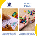 CrayonKing 100 Bulk Crayons – 25 Individually Wrapped Cello Packs of 4 | Crayon Party Favors for Kids | Restaurants, Classrooms & Goodie Bags | Non-Toxic