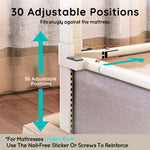 Updated King Size Bed Rail for Toddlers: 3-Side Protection Bedrail with Headbroad for King Bed - Extral Tall Adjustable Child Safety Side Railing Guards for Infants Kids Child(78.7x78.7X 74.8”)