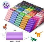 Aestd-ST Polymer Clay 60 Colors, Modeling Clay for Kids DIY Starter Kits, Oven Baked Model Clay, Non-Sticky,with Sculpting Tools, Holiday Gift for Children and Artists.