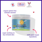 California Baby Eczema Cream | Steroid-Free Eczema Treatment | Colloidal Oatmeal + Aloe Vera | Soothing Eczema Lotion For Kids + Adults | 57 g / 2 oz.