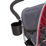 Delta Children LX Side by Side Stroller - with Recline, Storage & Compact Fold, Grey
