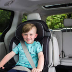 Safety 1st Grand 2-in-1 Booster Car Seat, Converts from High Back to Belt-Positioning Booster, High Back Seat for Kids 40-65, and Belt-Positioning 40-100 Pounds, Black Sparrow