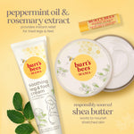 Burt’s Bees Mama Gift Set, Includes Lip Balm, Leg and Foot Cream, and Belly Butter, Natural Origin Skin Care, 0.15 oz./3.38 oz./6.5 oz.