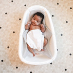 Regalo Baby Basics 3-in-1 Grow with Me Bath Tub, Award Winning Brand, Adjustable As Your Baby Grows, Includes Foam Padded Air Mesh Sling, Drying Hook,