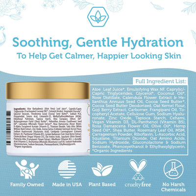 Era Organics Baby Moisturizing Cream - Soothing and Nourishing with Calendula, Cocoa Butter, Rosemary, Plus More - Safe for Sensitive Skin Made in The USA 2 oz