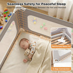 MagicFox 3 Piece Queen Size Bed Rail for Toddlers,Upgraded Height Adjustable Baby Bed Rail Guard, Thickened Child Safety Bed Rails for Queen Size Beds (78.7"x78.7"x60" Gray)