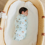 Copper Pearl, Rocketeer Bamboo Swaddle