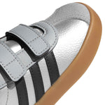 adidas Unisex-Baby VL Court 3.0, Silver Metallic/Black/Solid Grey, 5.5