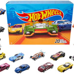Hot Wheels Toy Cars & Trucks 10-Pack, Set of 10 1:64 Scale Vehicles, Includes Race Cars, Semi, Rescue or Construction Trucks (Styles May Vary)