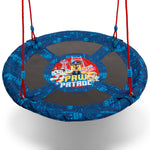 Delta Children PAW Patrol 40-Inch Saucer Swing for Kids – Attaches to Swing Sets or Trees – Includes All Necessary Hanging Hardware & Rope
